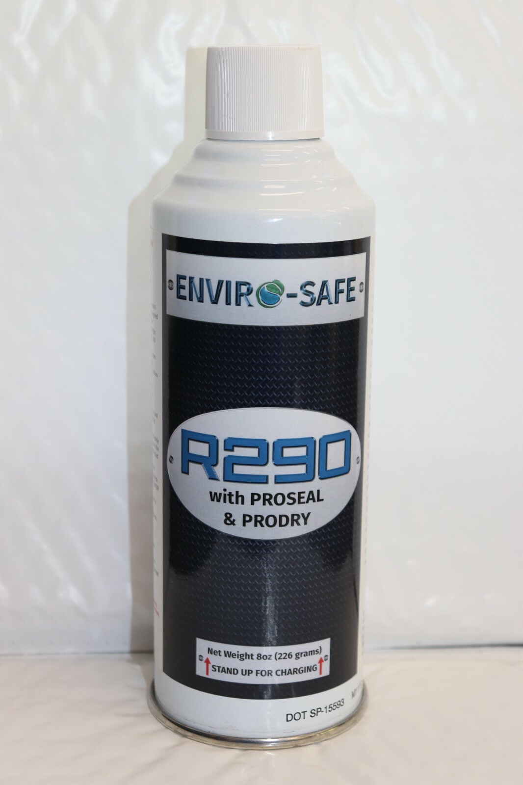 Enviro-Safe R-290 Refrigerant with Proseal and Dry with Clamping Tap valve