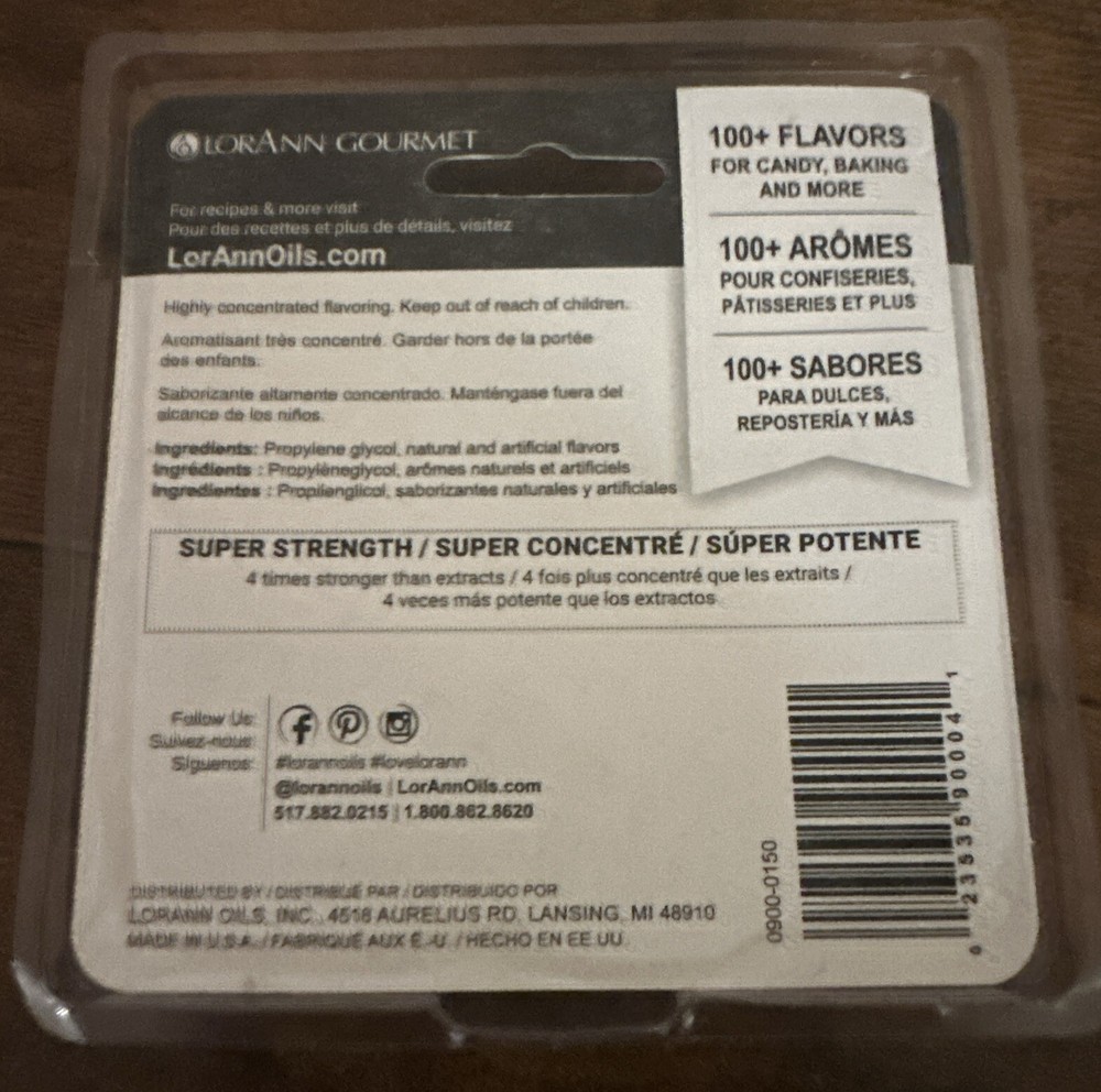 LorAnn Candy & Baking Flavoring .125oz 2/Pkg-Green Apple B8