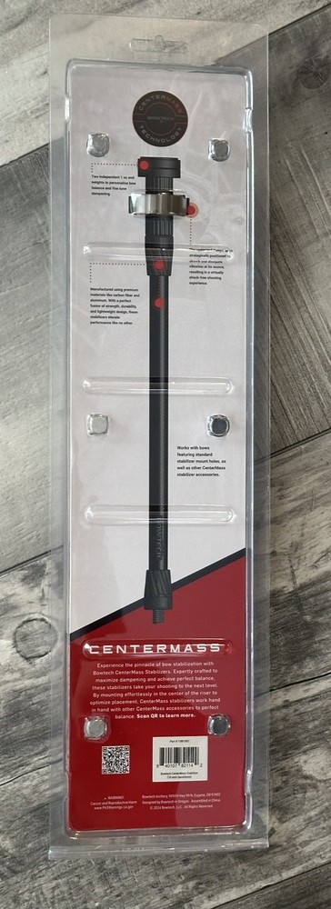 Bowtech CenterMass 10” Stabilizer (Sandstone)