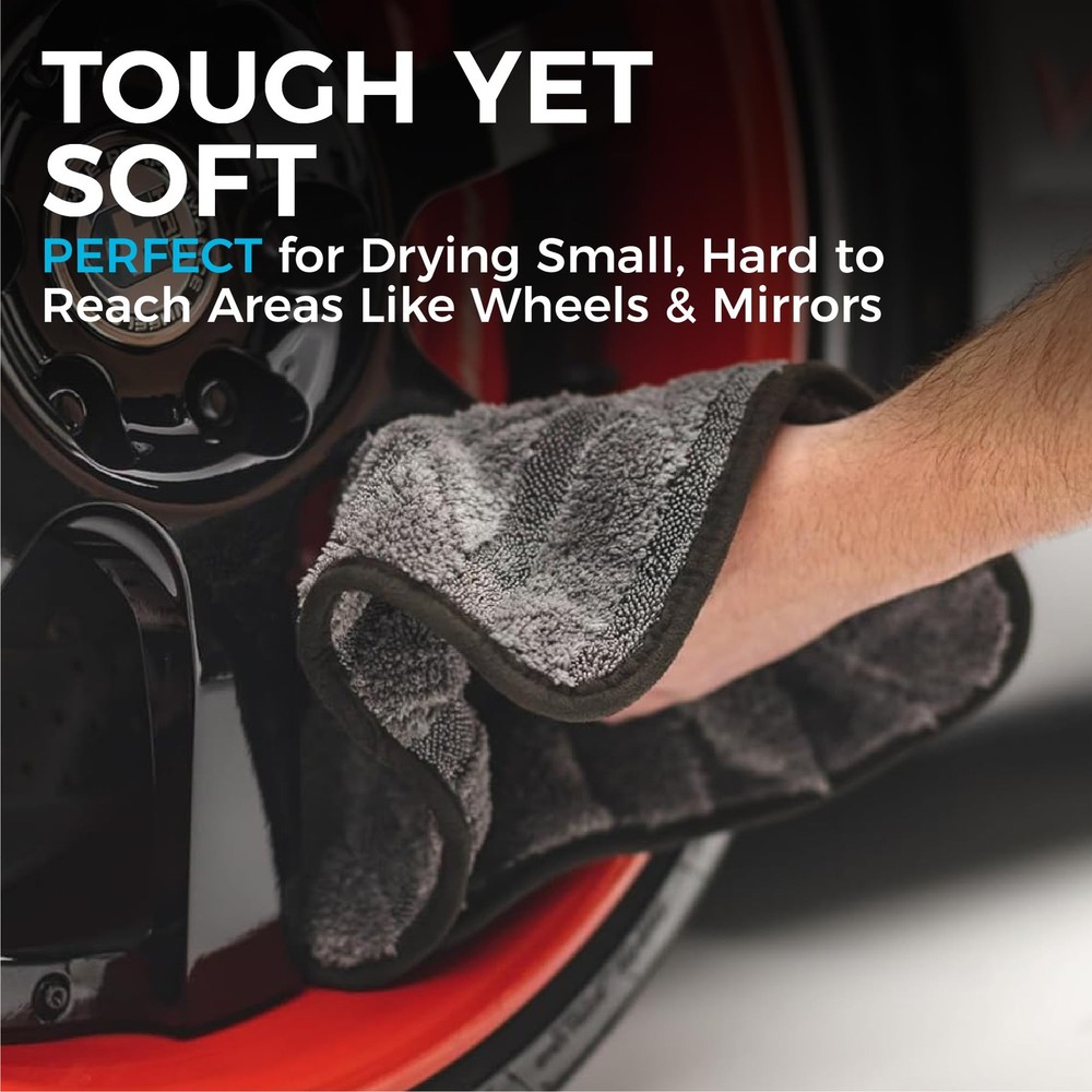"Gauntlet Car Drying Towel 70/30 Microfiber, Fast Drying, ScratchFree, 3