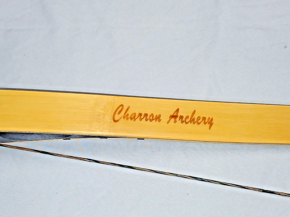 CHARRON ARCHERY - CUSTOM LONGBOW 62"AMO @ 48#