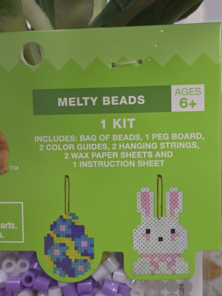 Egg & Bunny Melty Beads Kit - NEW/Sealed