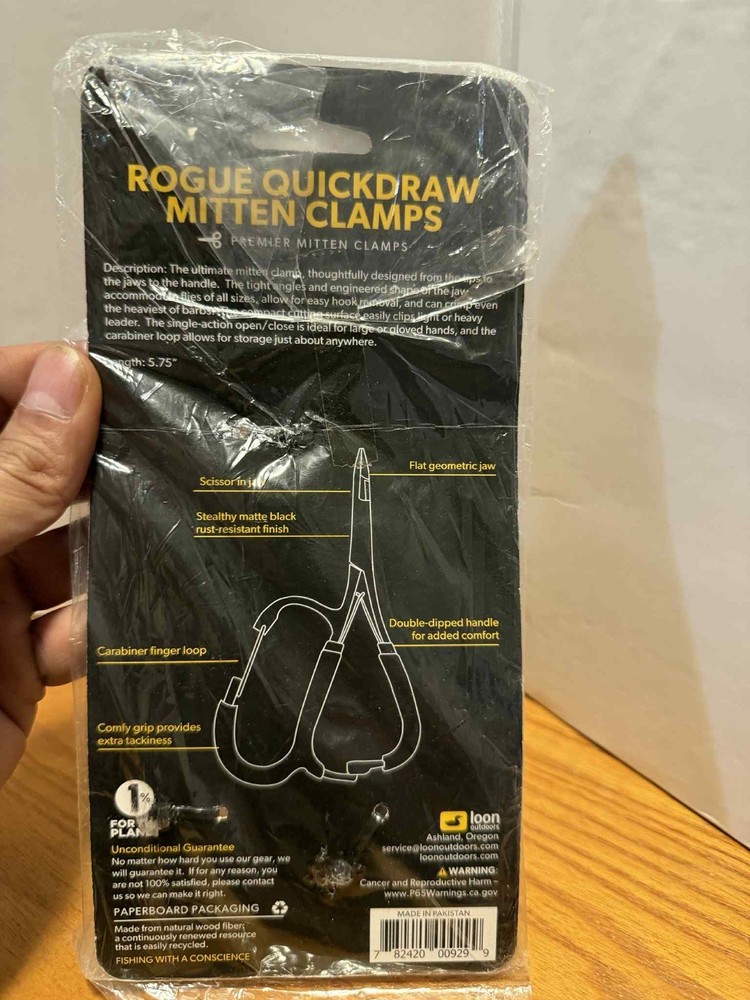 Loon Outdoors Rogue Quickdraw Mitten Clamps