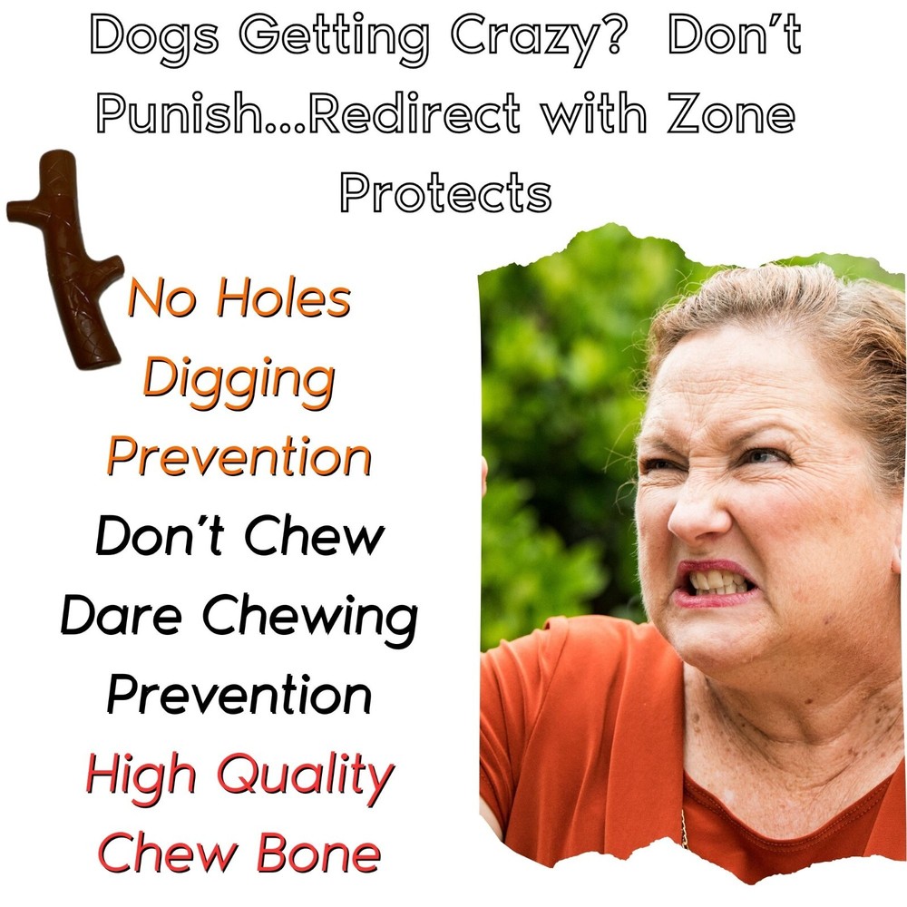 Zone Protects Bad Dog Training Bundle; Chewing and Digging Prevention, Chew Bone
