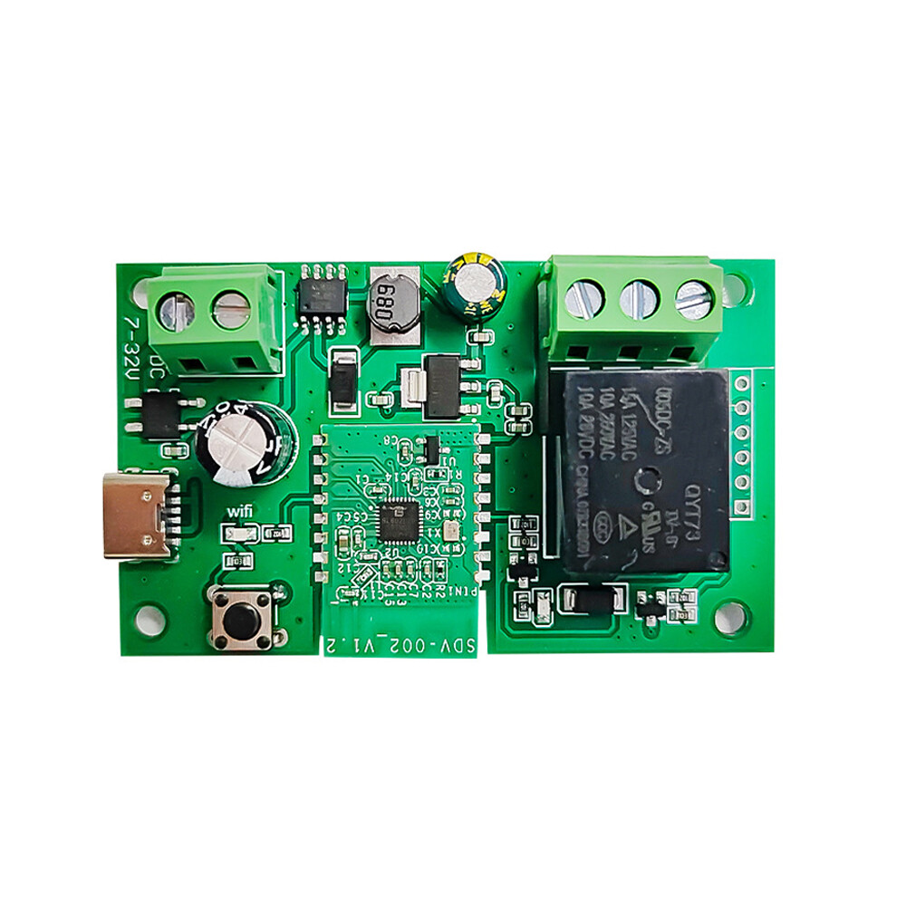 3pc DC7-32V Smart APP Bluetooth WIFI Self-Locking Relay Switch Module Type-C