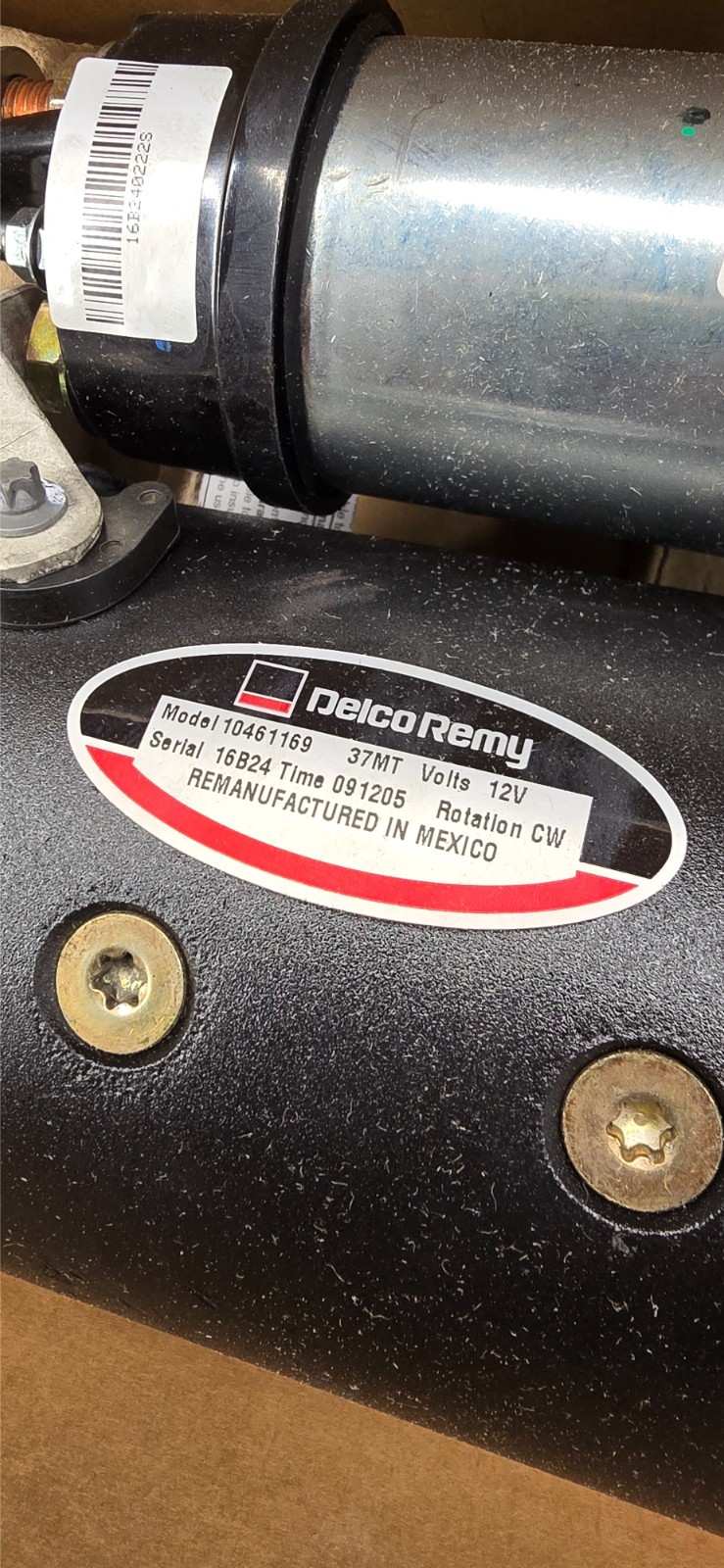 Delco Remy 10461169 Reman Starter Motor 37MT 12V CW for Cummins International