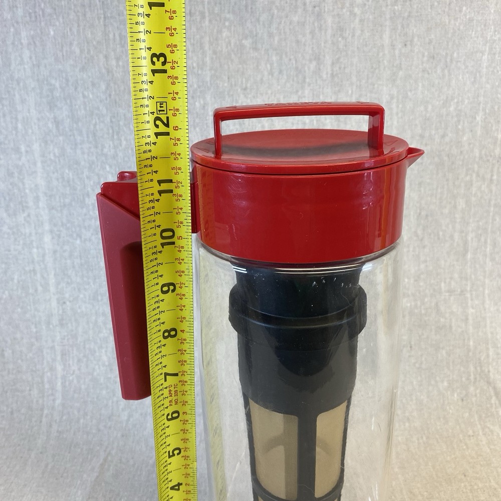 Takeya 2 Quart Cold Brew Coffee/Iced Tea Maker/Fruit Infuser Pitcher