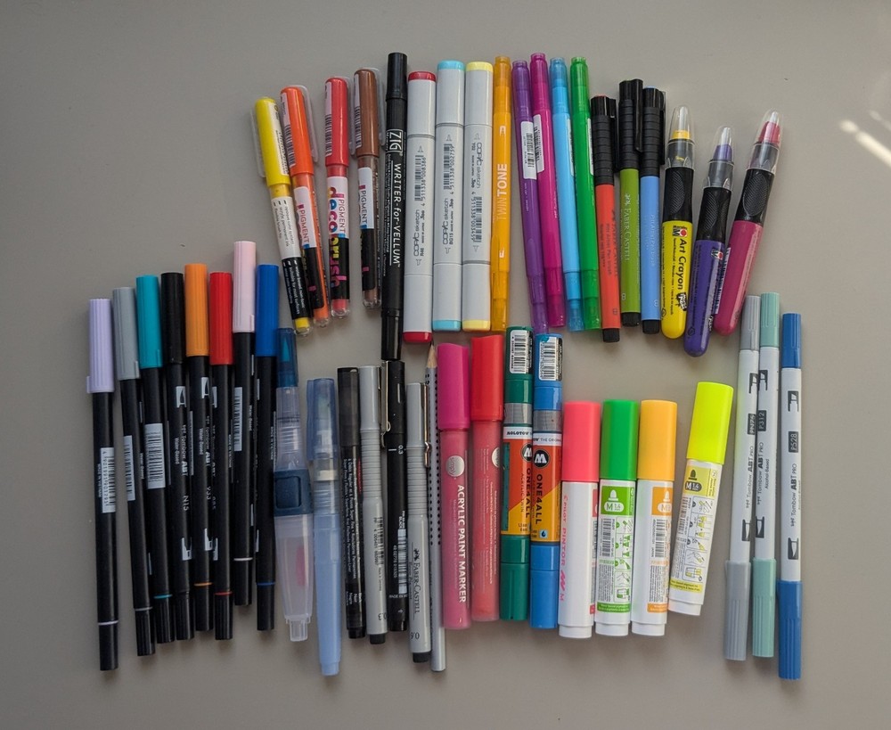 Used Pen & Marker Bundle