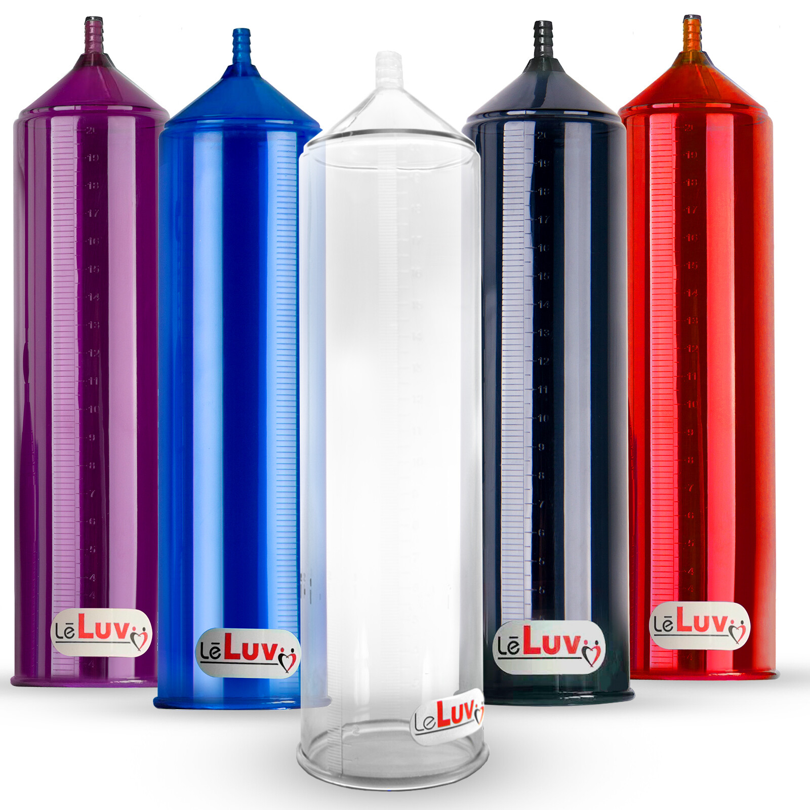 LeLuv Replacement Cylinder for EasyOp Penis Pumps 2.25" or 2.50" Diameter