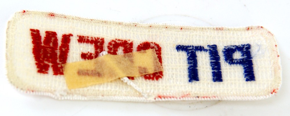 Vintage Pit Crew Embroidered Patch 6433