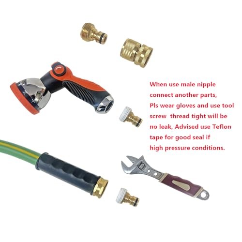 Garden Hose Quick Connect Solid Brass Quick Connector Garden Hose 2 Sets