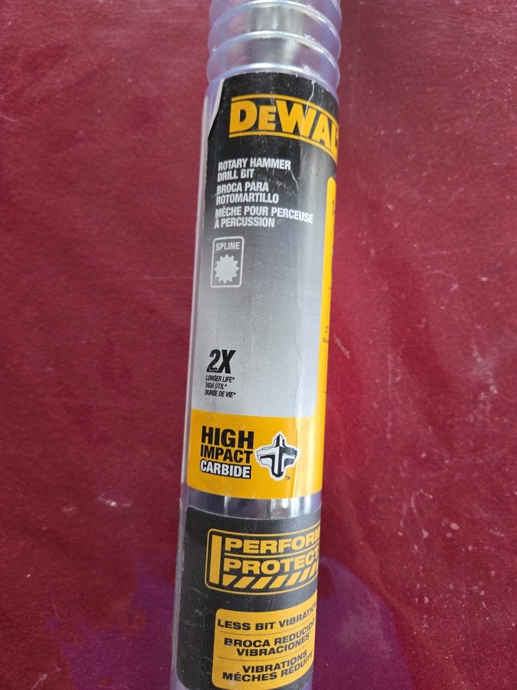 DEWALT Spline Shank Rotary Hammer Bit