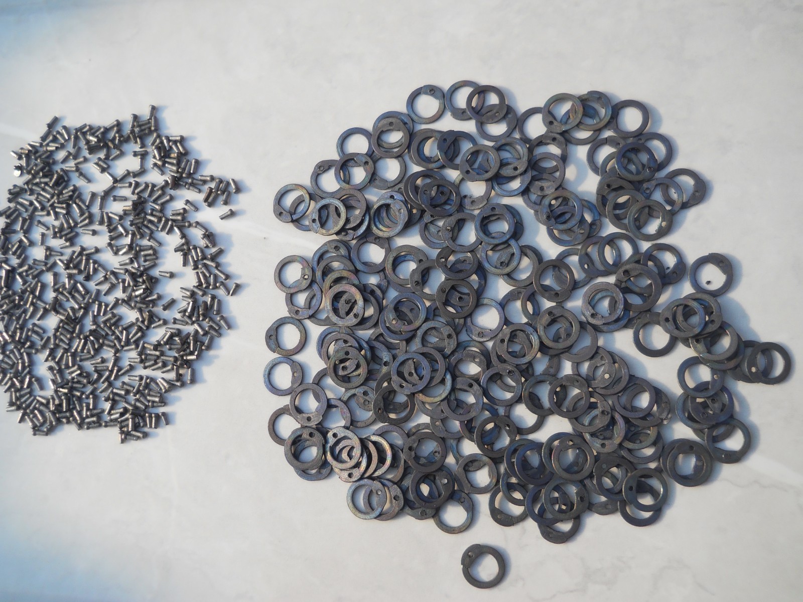 Titanium Jump Rings/ Flat riveted loose rings /medieval chainmail repair kit sca