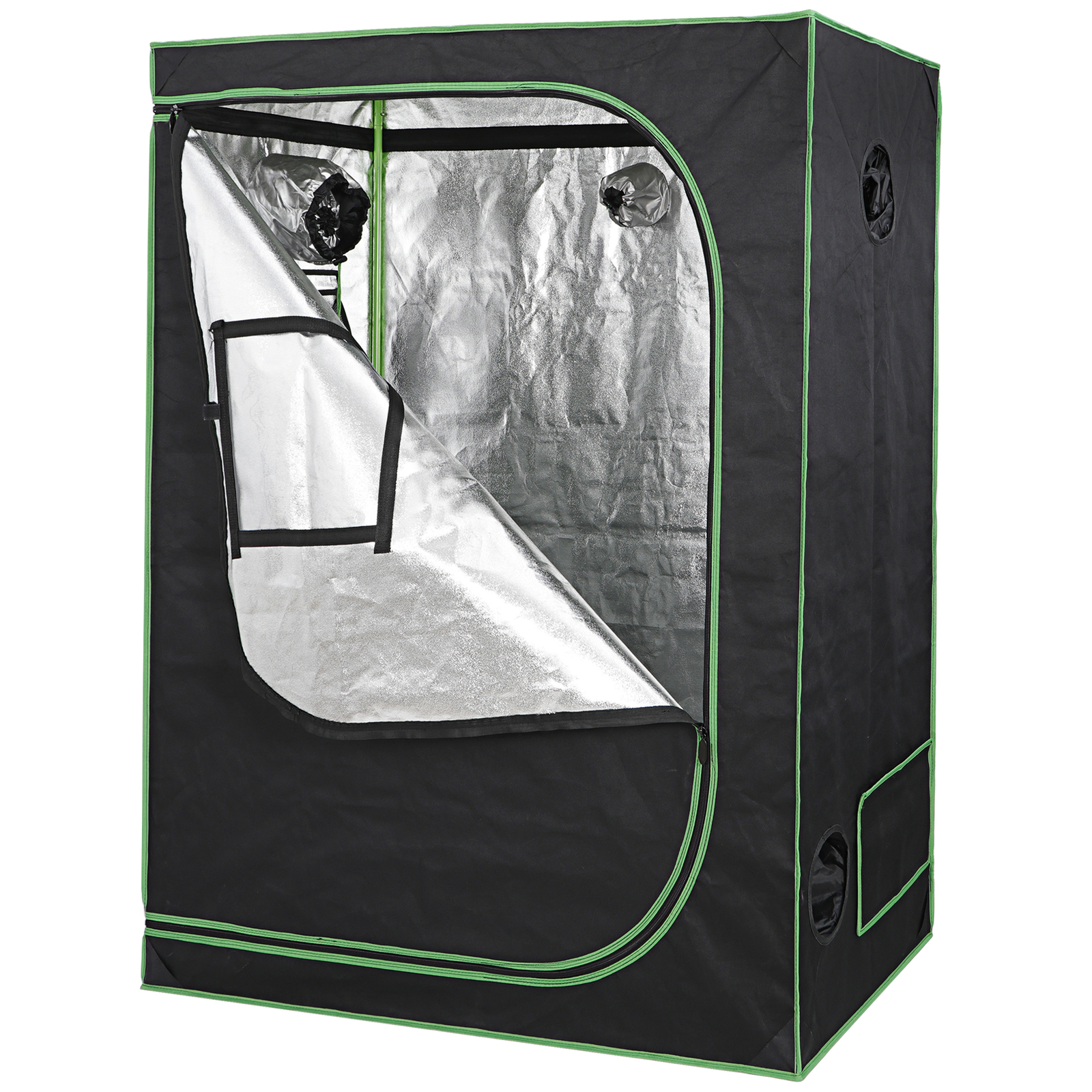 48"x24"x60" Hydroponic Grow Tent Window Floor Tray for Indoor Plant Growing 2x4