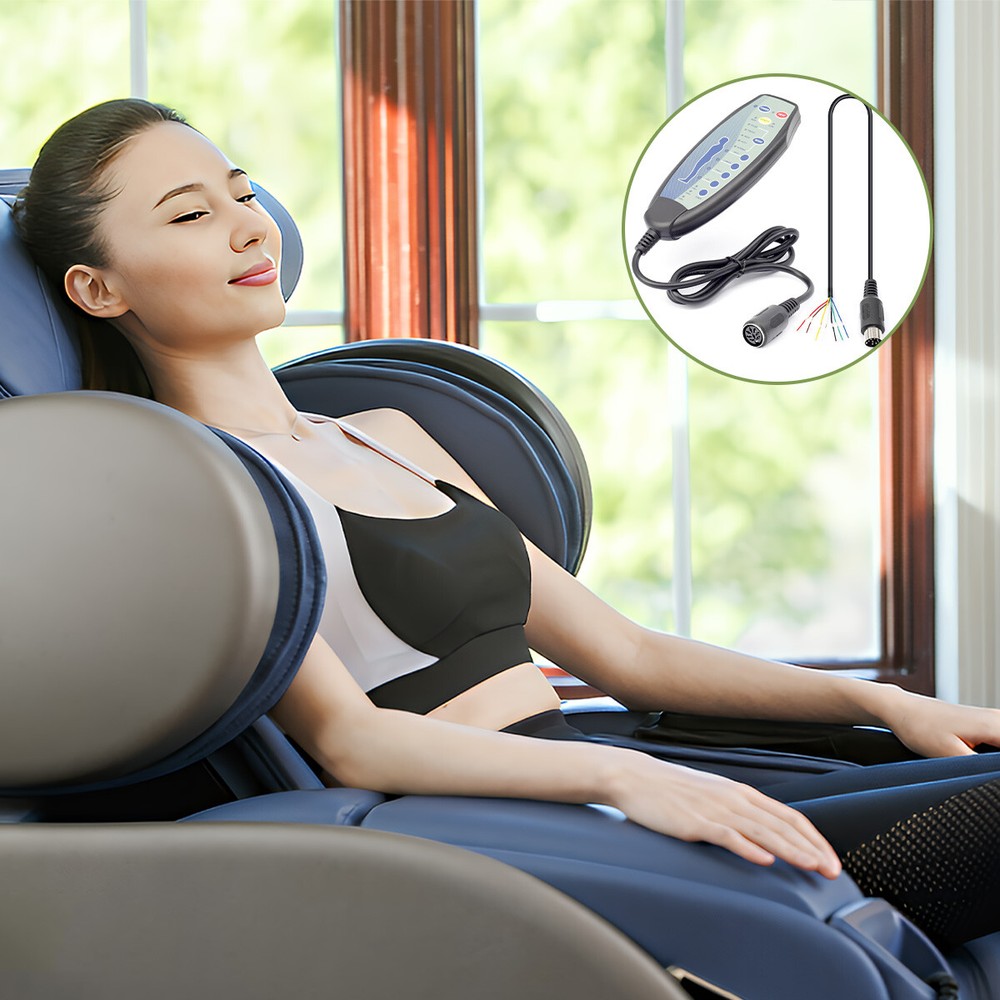 8 Pin Female Plug Massage Remote Hand Control Controller Replacement Easy Setup