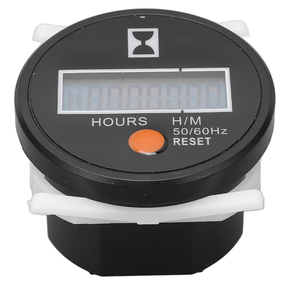 Digital Hour Meter Mechanical Hourmeter Wide Range With Reset Button 24‑240V