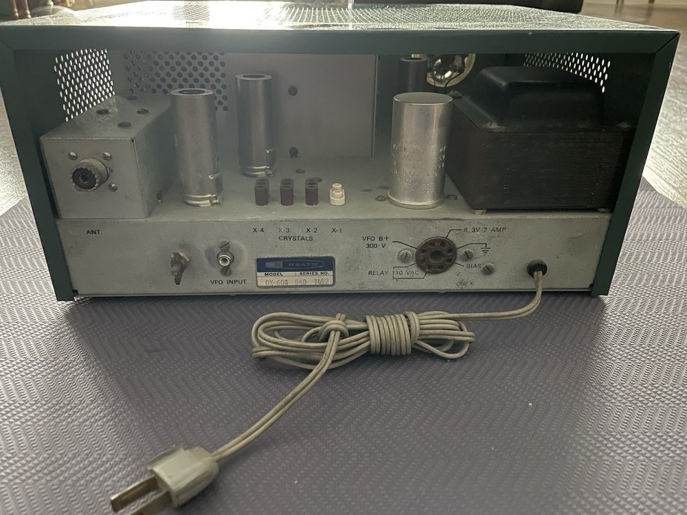 Heathkit DX-60A AM/CW Ham Radio Transmitter 80-40-20-15-10 meters