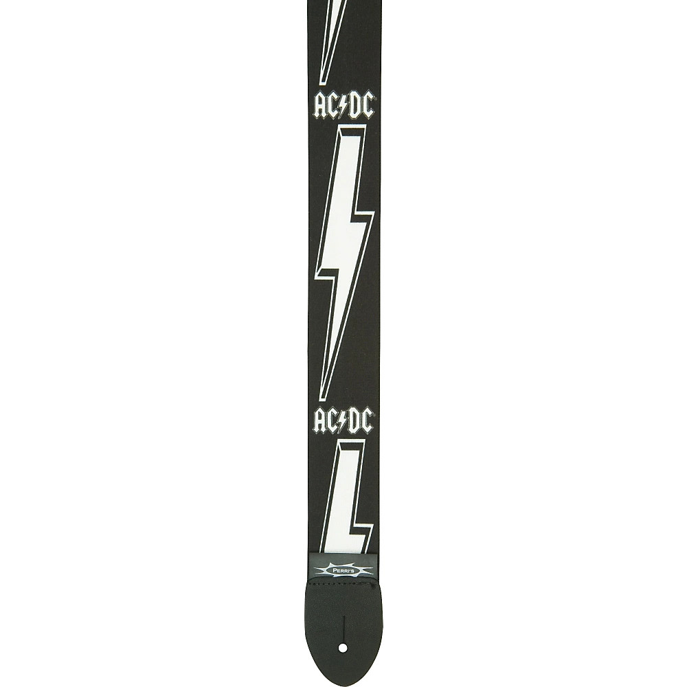 Perri's AC/DC Lightning Bolt 2" Polyester Guitar Strap