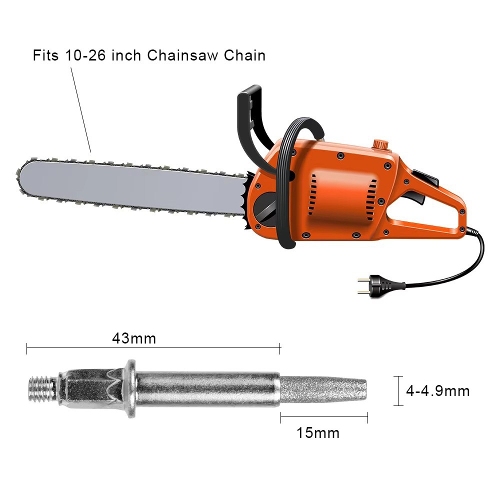Hand Crank/Electric Sharpener Chainsaw Sharpening Chain Jig Portable Roll Tool