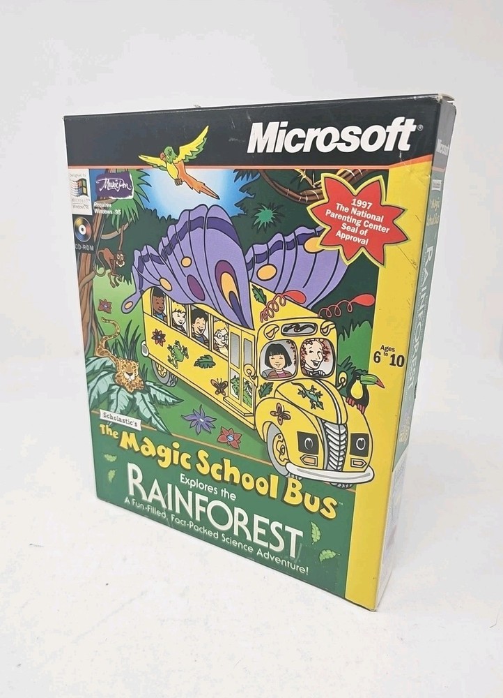 Microsoft Scholastic's The Magic School Bus Explores the Rainforest - PC