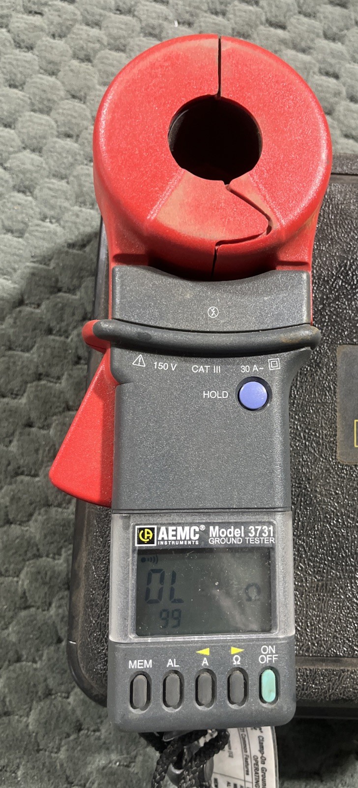 AEMC 3731 Clamp-On Ground Resistance Tester