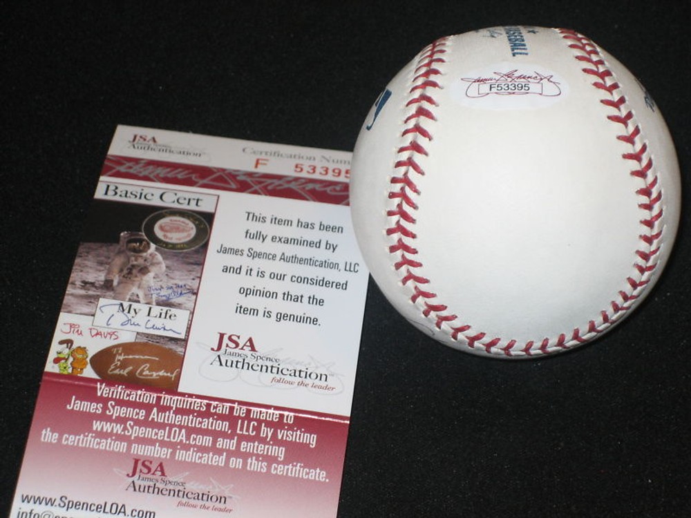 CLIFF PENNINGTON AUTOGRAPH SIGNED OML BASEBALL JSA COA