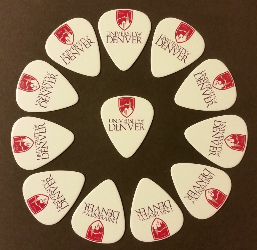 University of Denver Guitar Picks (12 picks) - (Buy 2, save 50% on 2nd)