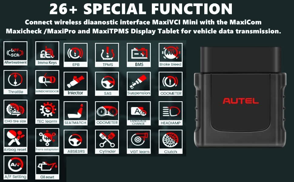 Autel MaxiVCI Mini Bluetooth Diagnostic Interface For MS906S MK808BT MX808TS