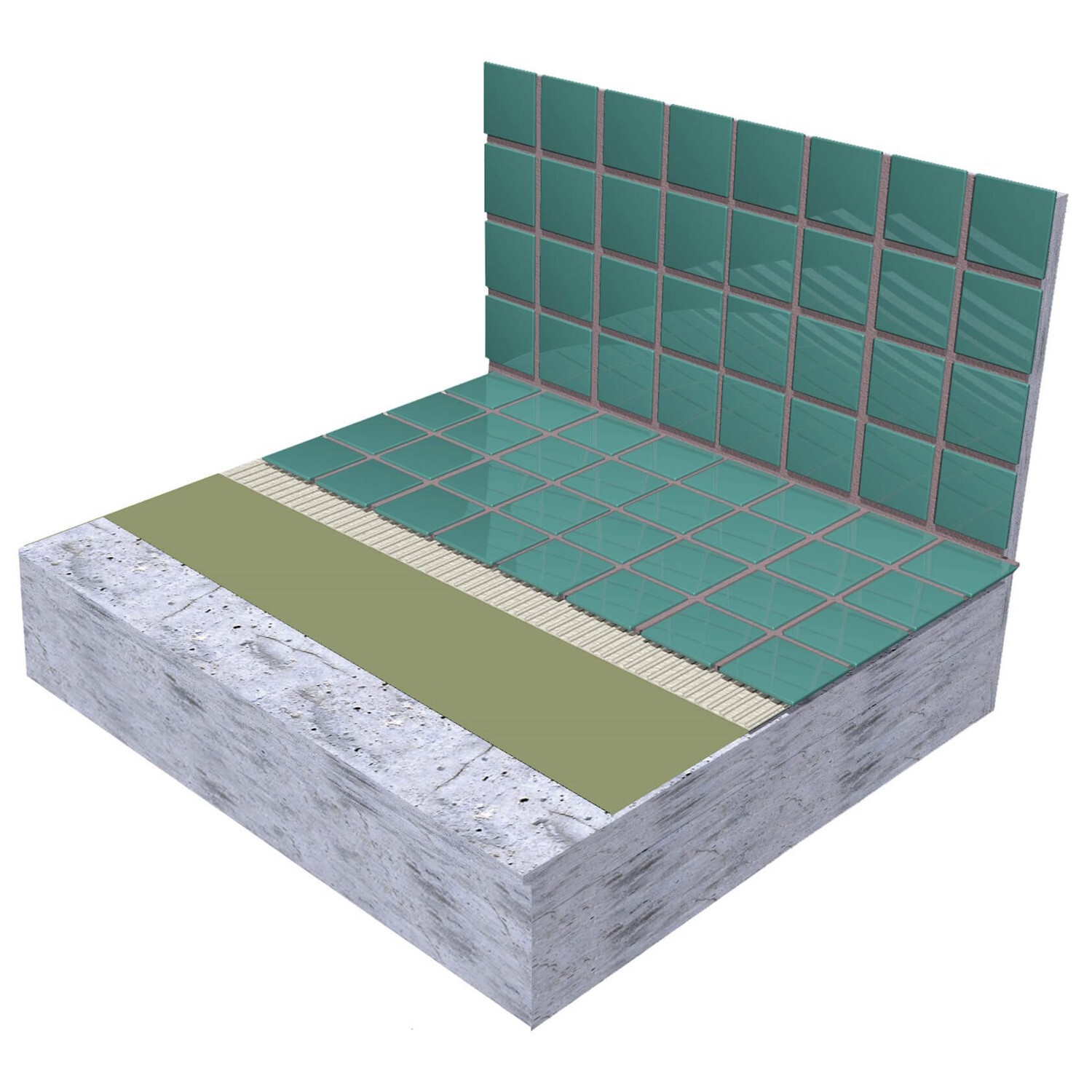 Laticrete Hydro Ban Waterproof Anti-Fracture Membrane 1 Gallon