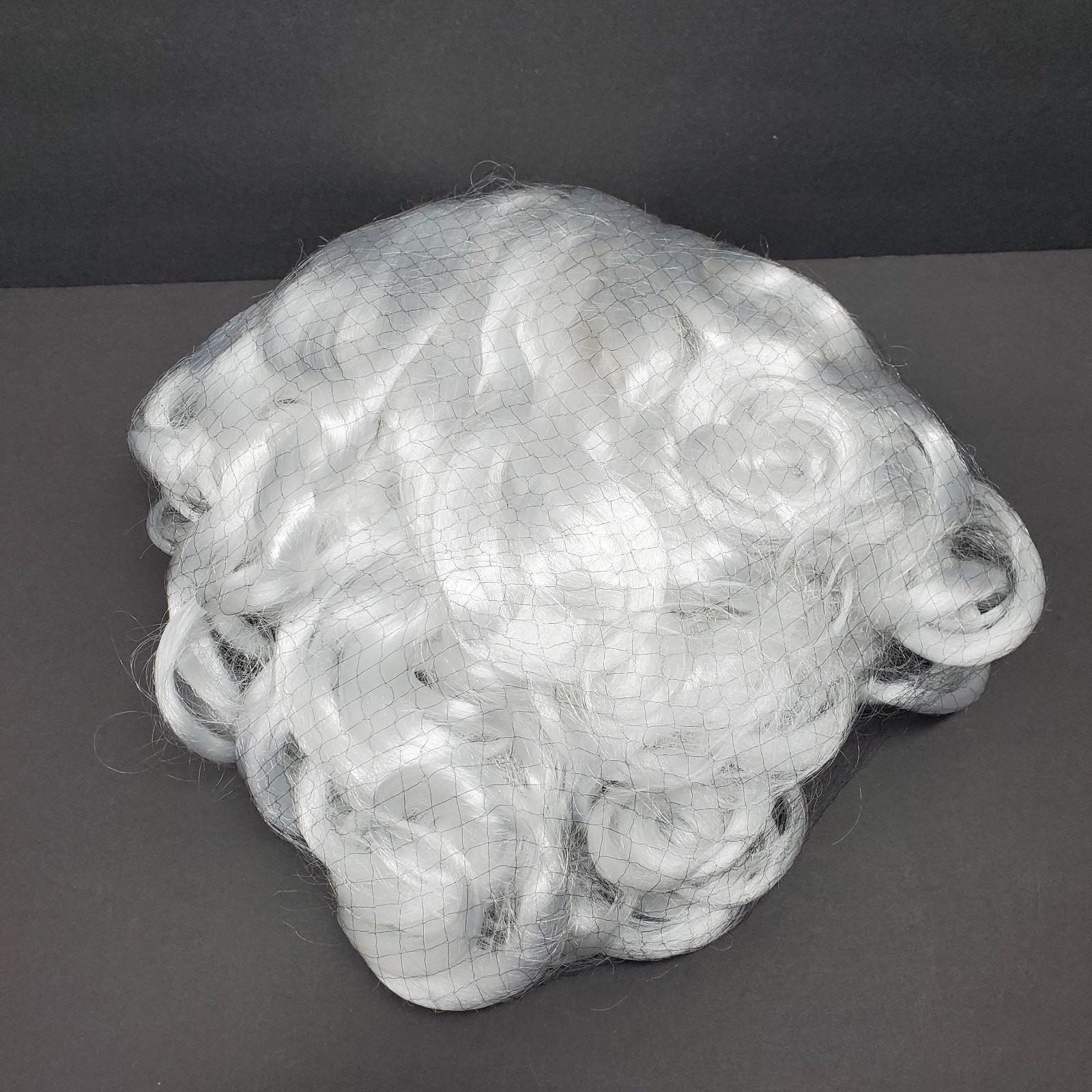 Spirit Halloween White Long Curls Wig with Cap, New Wig