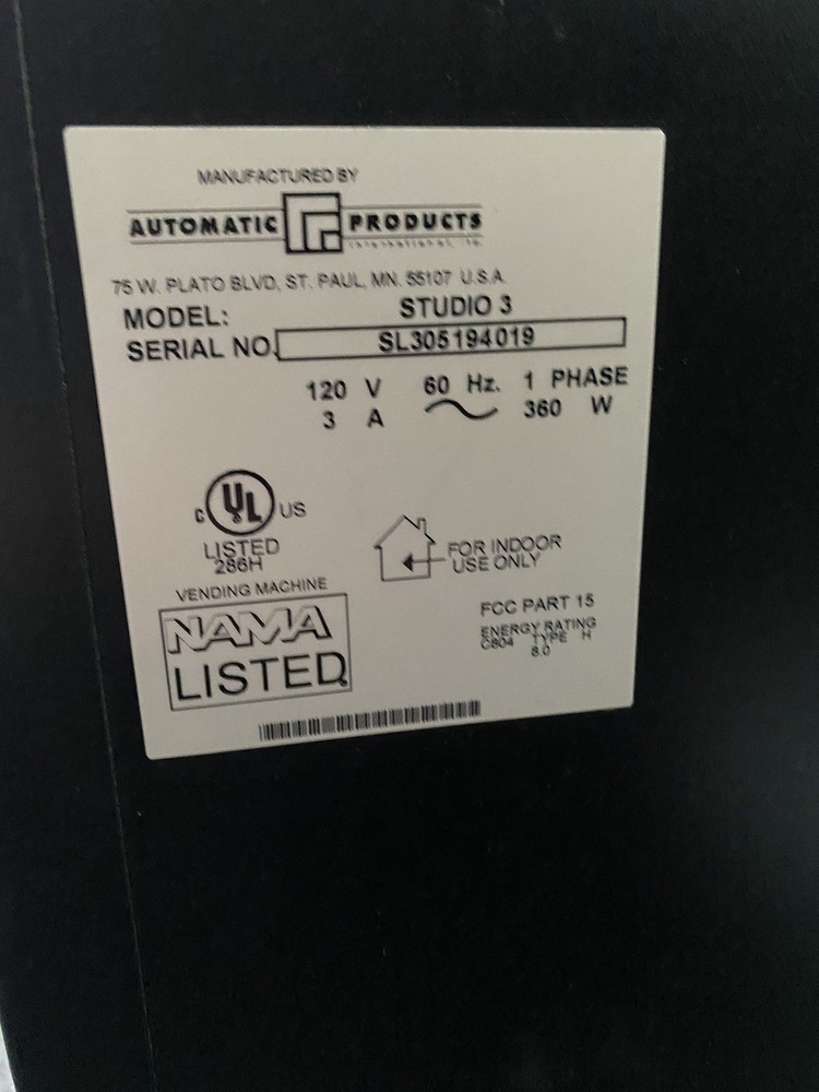 Automated Products Snack Vending Machine