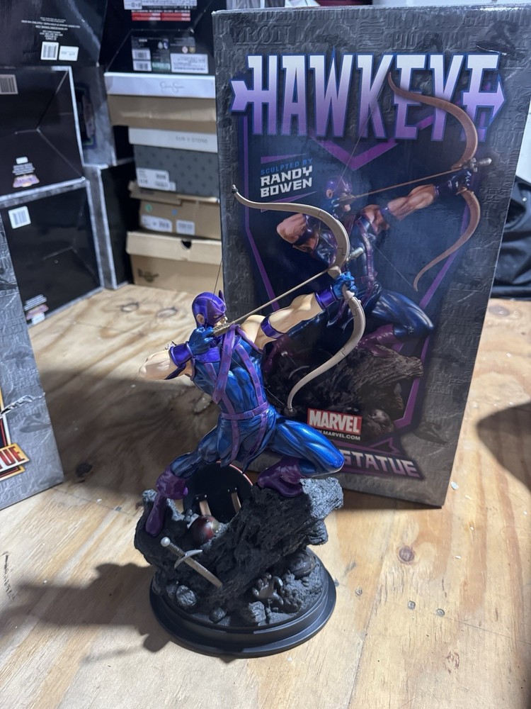 Haweye Marvel Painted Statue