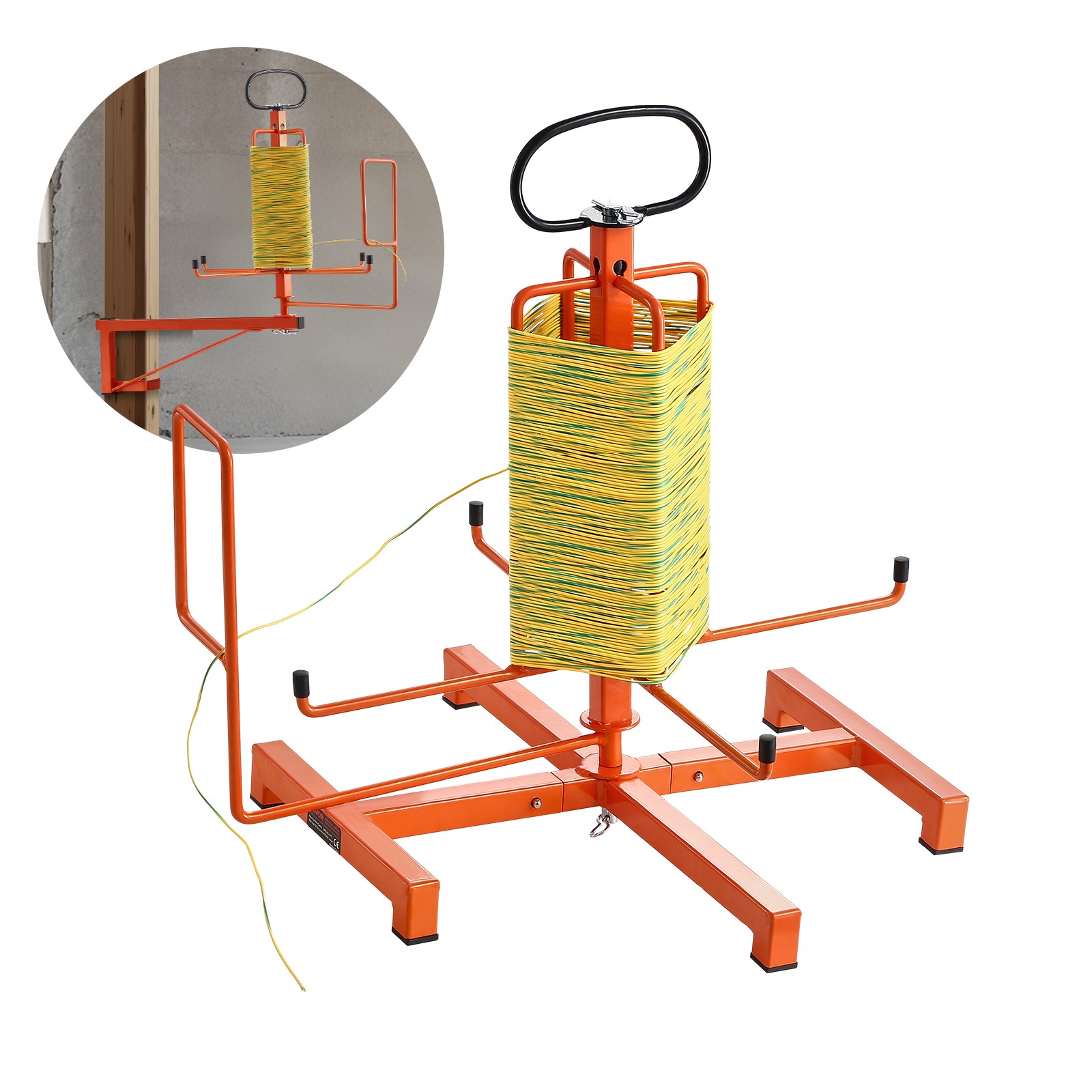 VEVOR Cable Dispenser Floor Portable for Electrical Industrial Retail