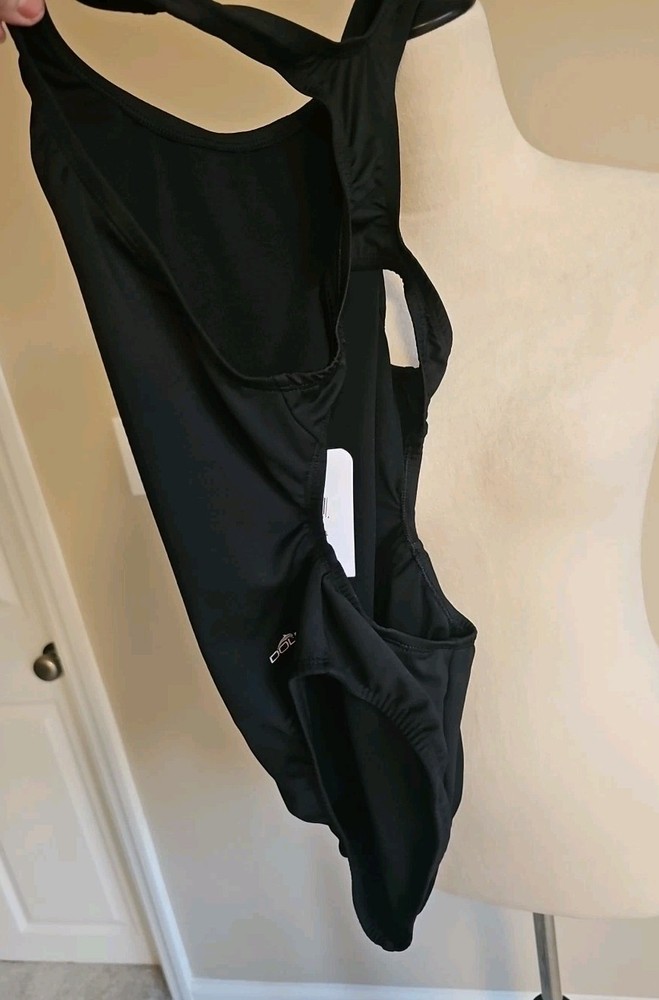 Dolfin Women's Solid Performance Back One Piece Swimsuit XL tags New