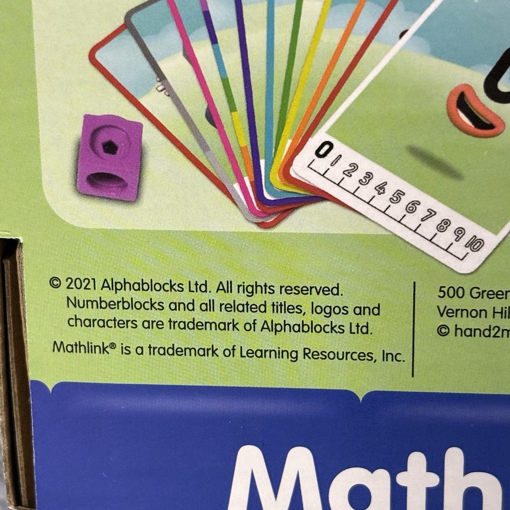 Mathlink Cubes Numberblocks 1-10 Activity Set Math Games Learning Homeschool NEW