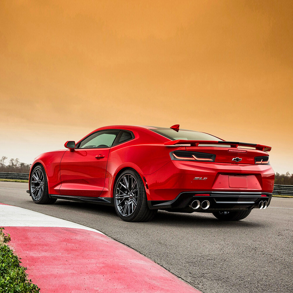 VLAND LED Tail Lights For Chevy Camaro 2016-2018 DRL FULL Smoked Rear Lights