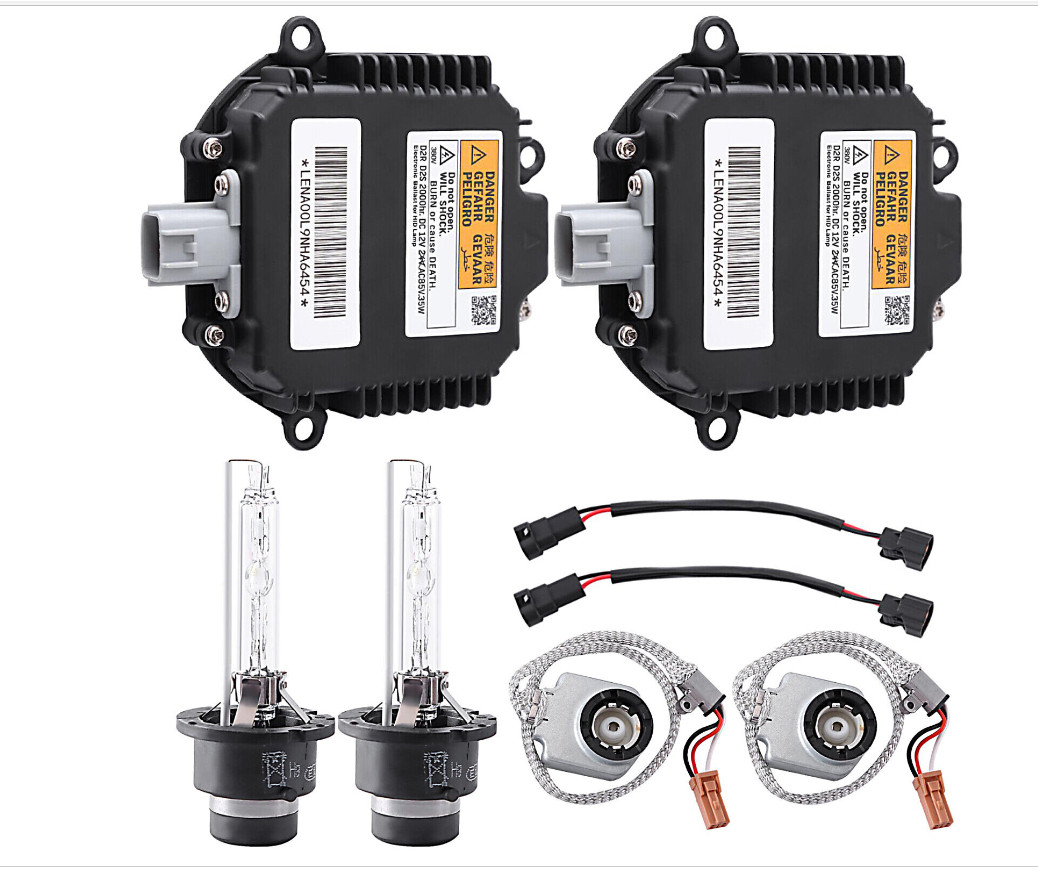 2 Set Xenon Ballast Igniter HID D2S Bulb Kit For 07-15 Infiniti G35 G37 Q40 Q50