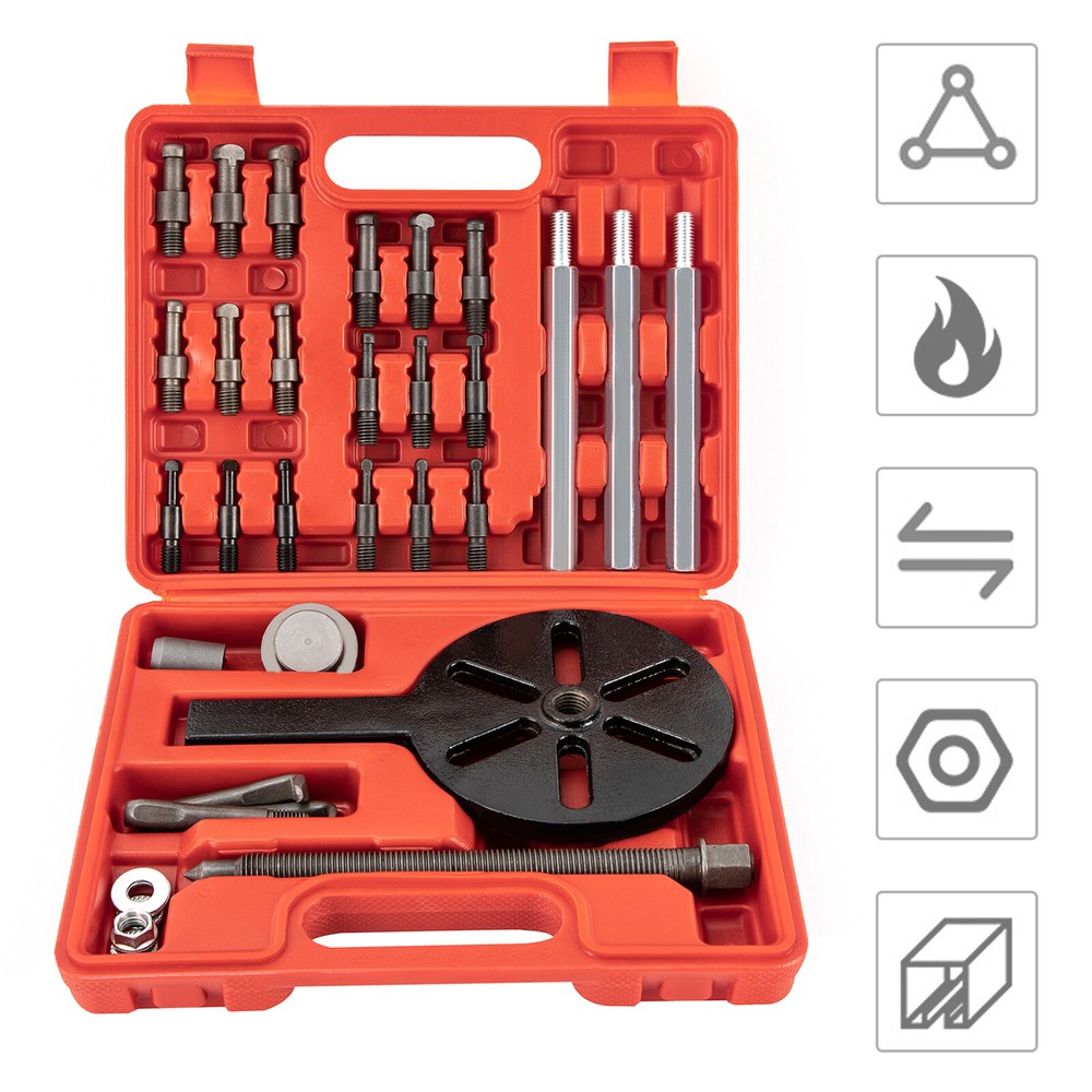 Bearing Disassembly Puller Inner Hole Puller Removal Tool Three-jaw Set 2023 US