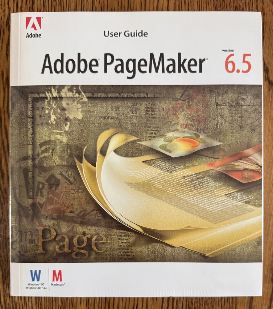 Adobe PageMaker 6.5 - Book Only - NEW