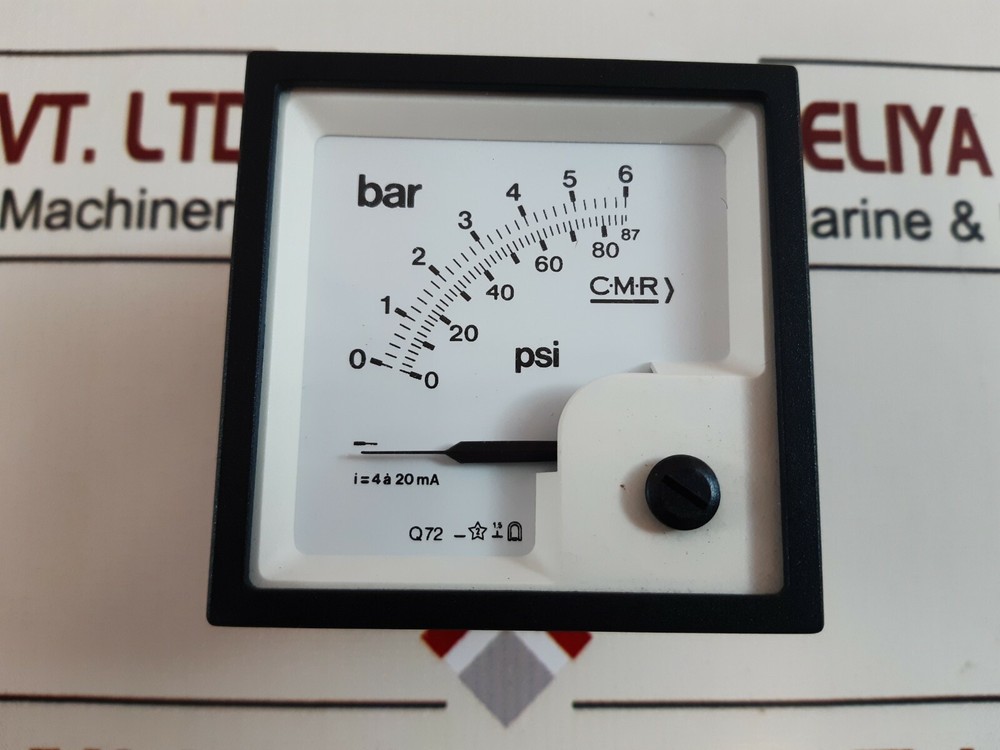Cmr manometer 0-6 bar
