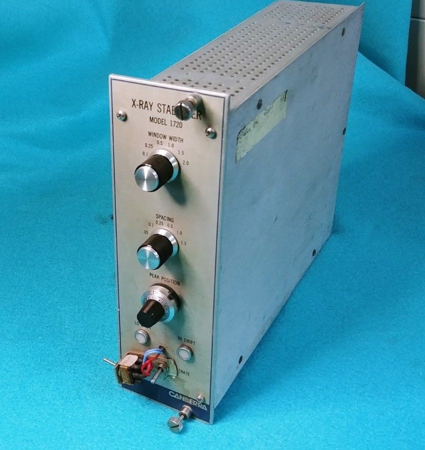 CANBERRA X-RAY STABILIZER MODEL 1720 NIM BIN PLUG IN MODULE