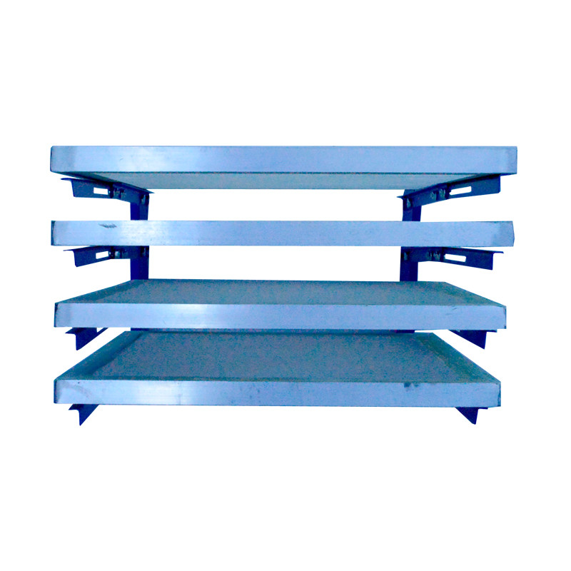4 Layers Screen Printing Frame Rack Wall Mounted Storage Shelf Adjustable Length