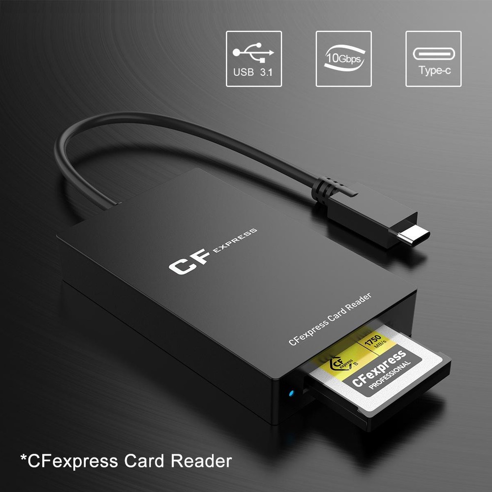 CF Express Type-B Card Reader Adapter USB3.1 Gen 2 Type C Memory Card Adapter