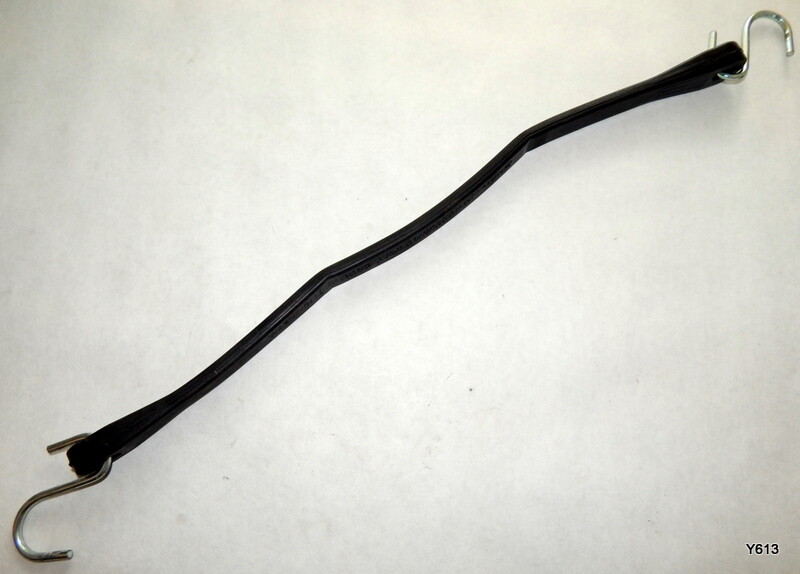 20" OAL Rubber Tie Down Bungee Strap