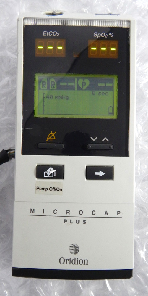 ORIDION MICROCAP PLUS HANDHELD CAPNOGRAPH