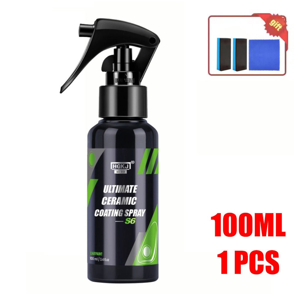 100ml Car Coating Spray Kit, 1/2/3 Pack Quick Effect Coating Agent