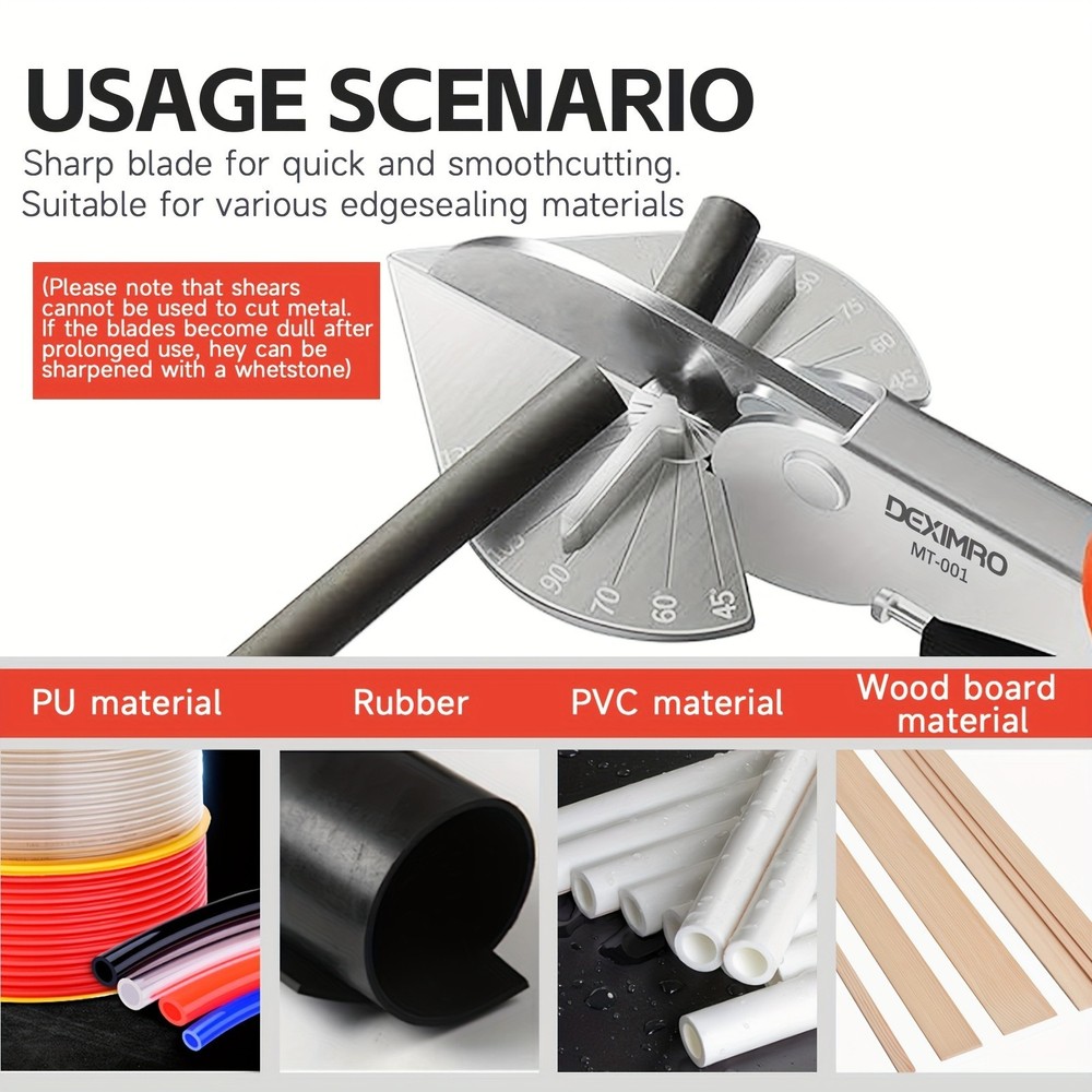 Adjustable Angle Cutter - 0°-135° Precision Cutting, Durable and Sturdy