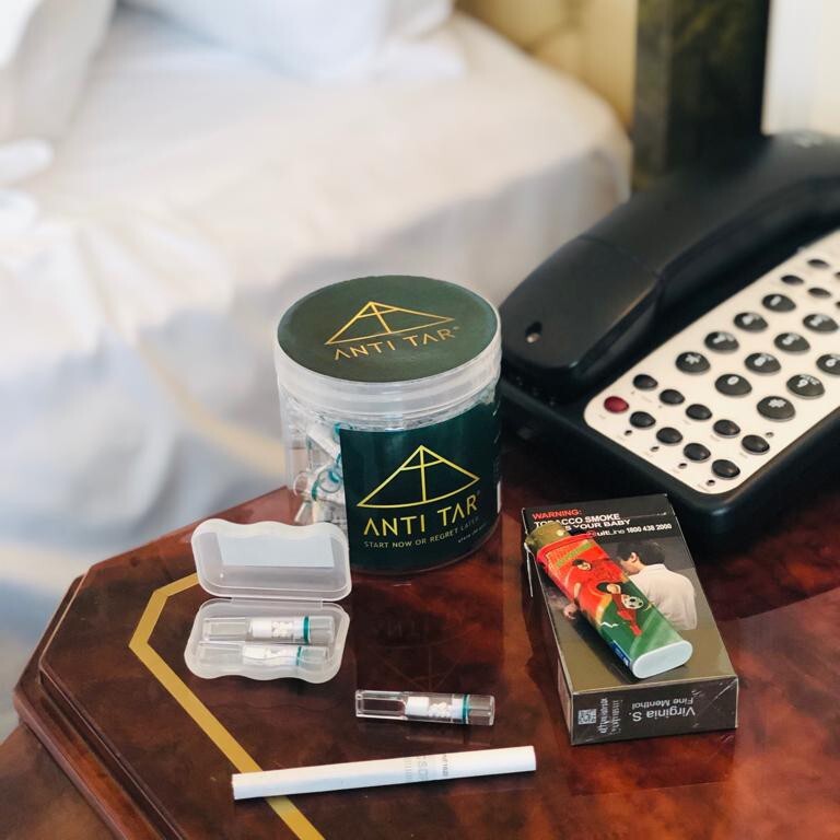 ANTI TAR TripleGuard Cigarette Filters Tar Trap Block Smoking Tips Holder