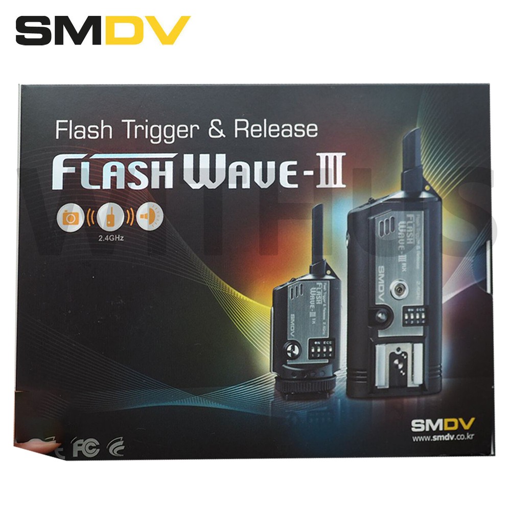 SMDV FlashWave III Wireless Remote Flash Trigger & Shutter Release kit Set Fedex