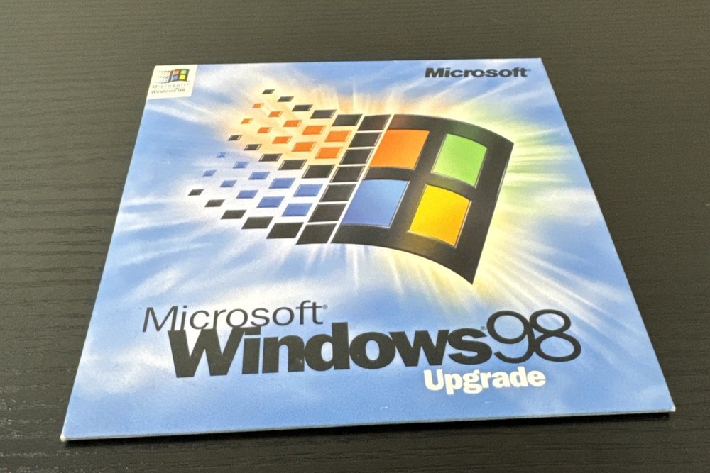Microsoft Windows 98 Second Edition Upgrade Original Disc & Factory Sealed